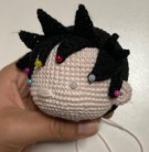 Amigurumi Tuxedo Mask Free Crochet Pattern head